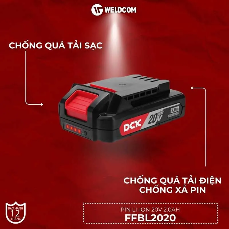 Bateria 2A FFBL2020 20V DCK