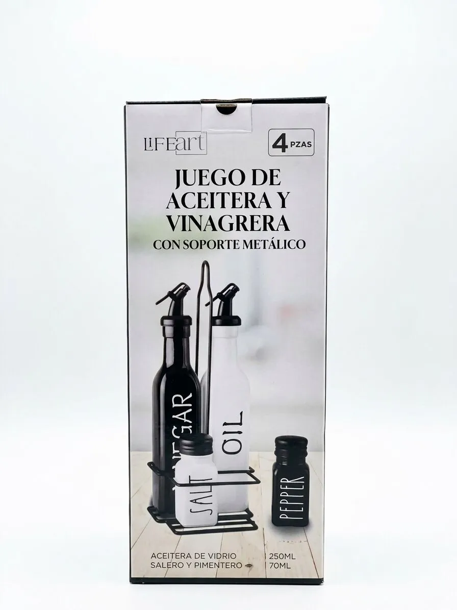 Condimentero 4 Piezas LIFE ART 00700