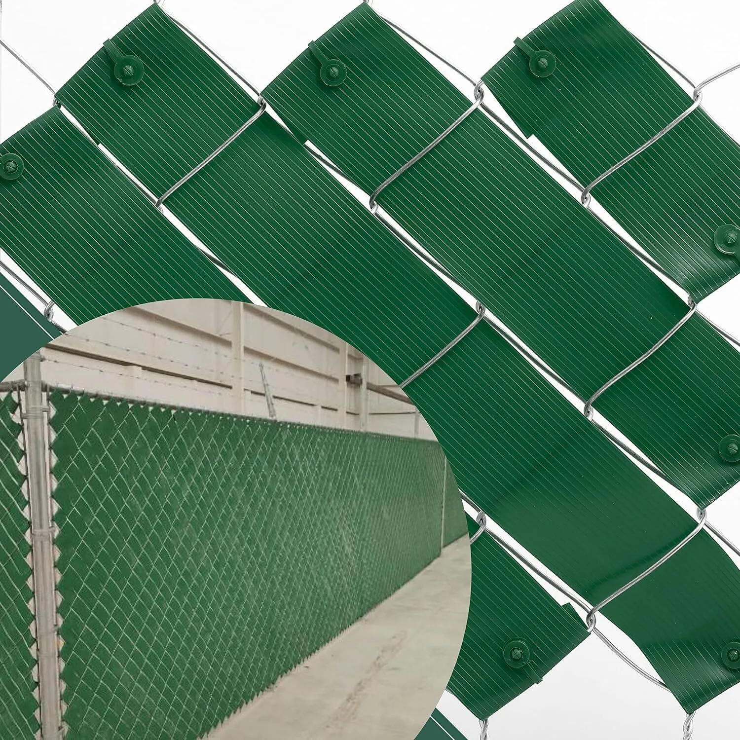 Cinta De Privacidad Con Broche verde 63MMX45M PRIVATYPSA