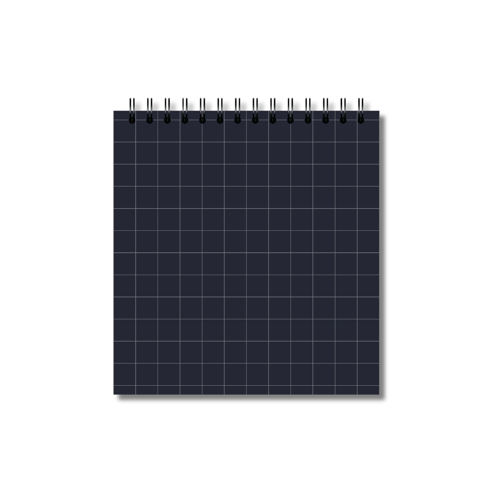 Journal — Navy Grid (azul marino)