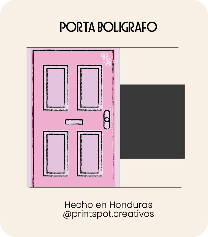 Porta boligrafo | Ask. Seek. Knock | Rosado