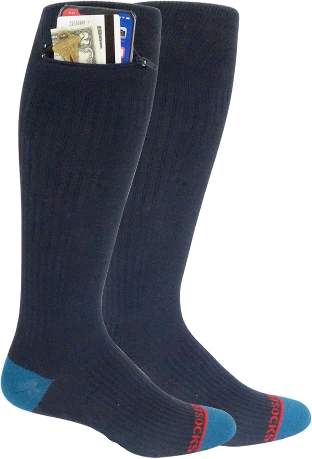 Calcetines con bolsillo