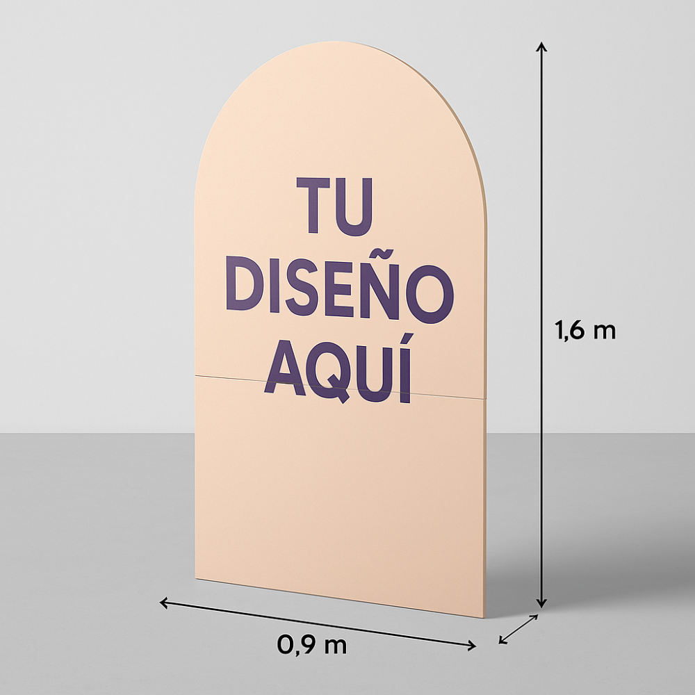 Backdrop tipo arco personalizado