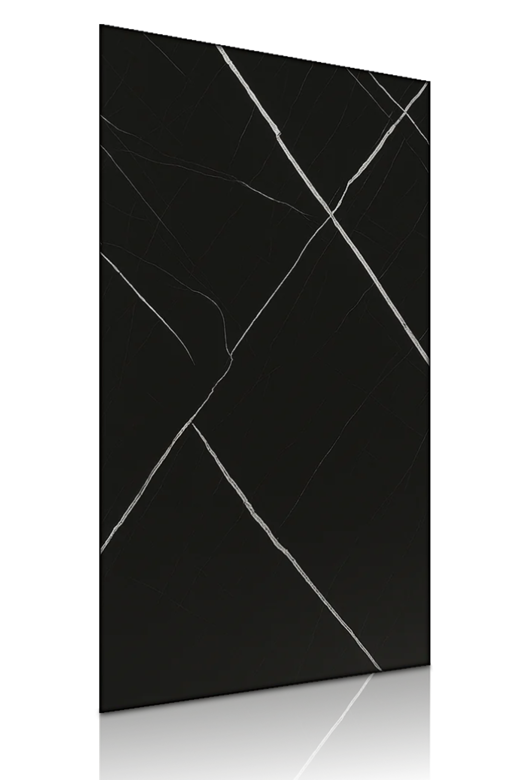Lámina Estilo Mármol PVC 1.22 X 2.44M X 3MM Negro