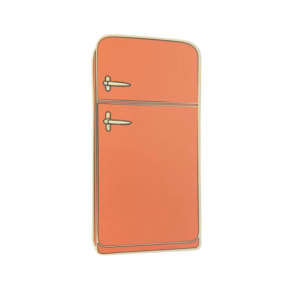 Rótulo mágnetico en forma de refrigerador 