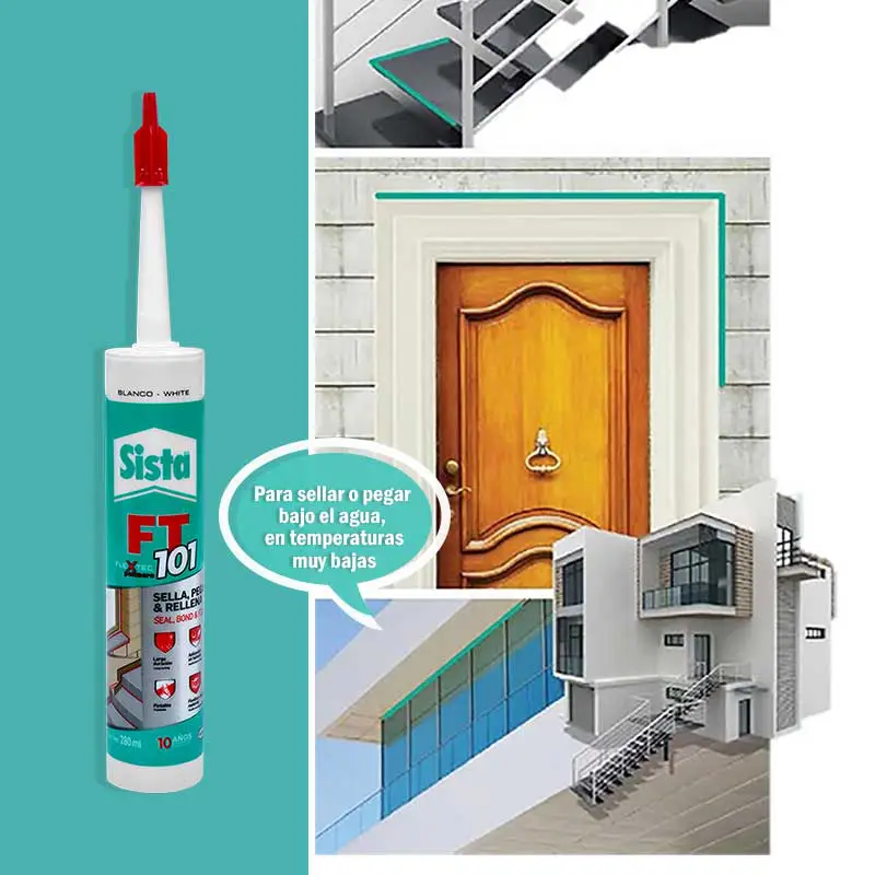 Sellador Para Construcción SISTA FT-101 280ML Blanco-media-51797
