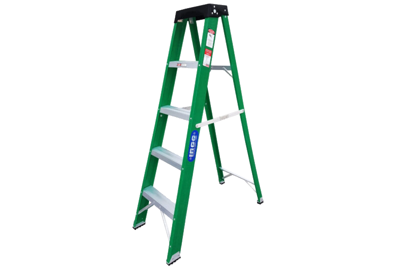 Escalera de Fibra de Vidrio de 2 Bandas 5' 225Lbs INCO