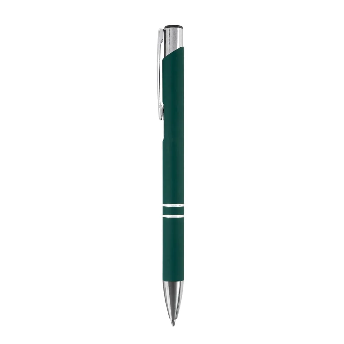 KIT AROS - 12 BOLIGRAFOS METALICOS - COLOR VERDE  - TINTA NEGRA