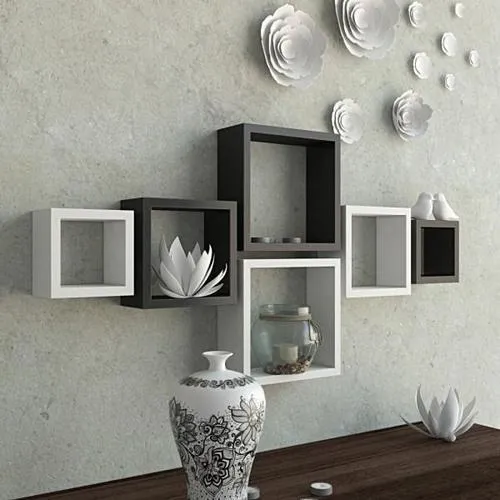 Repisa de Cubo Simple 1.5 X 28 X 28 X 20CM 08080.528 Blanco