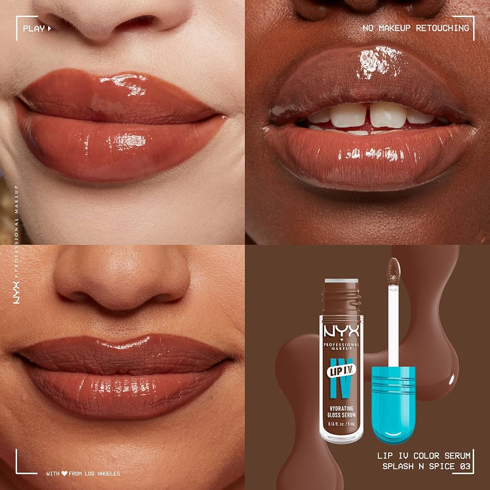 NYX Lip IV Hydrating Lip Gloss Stain -media-54122