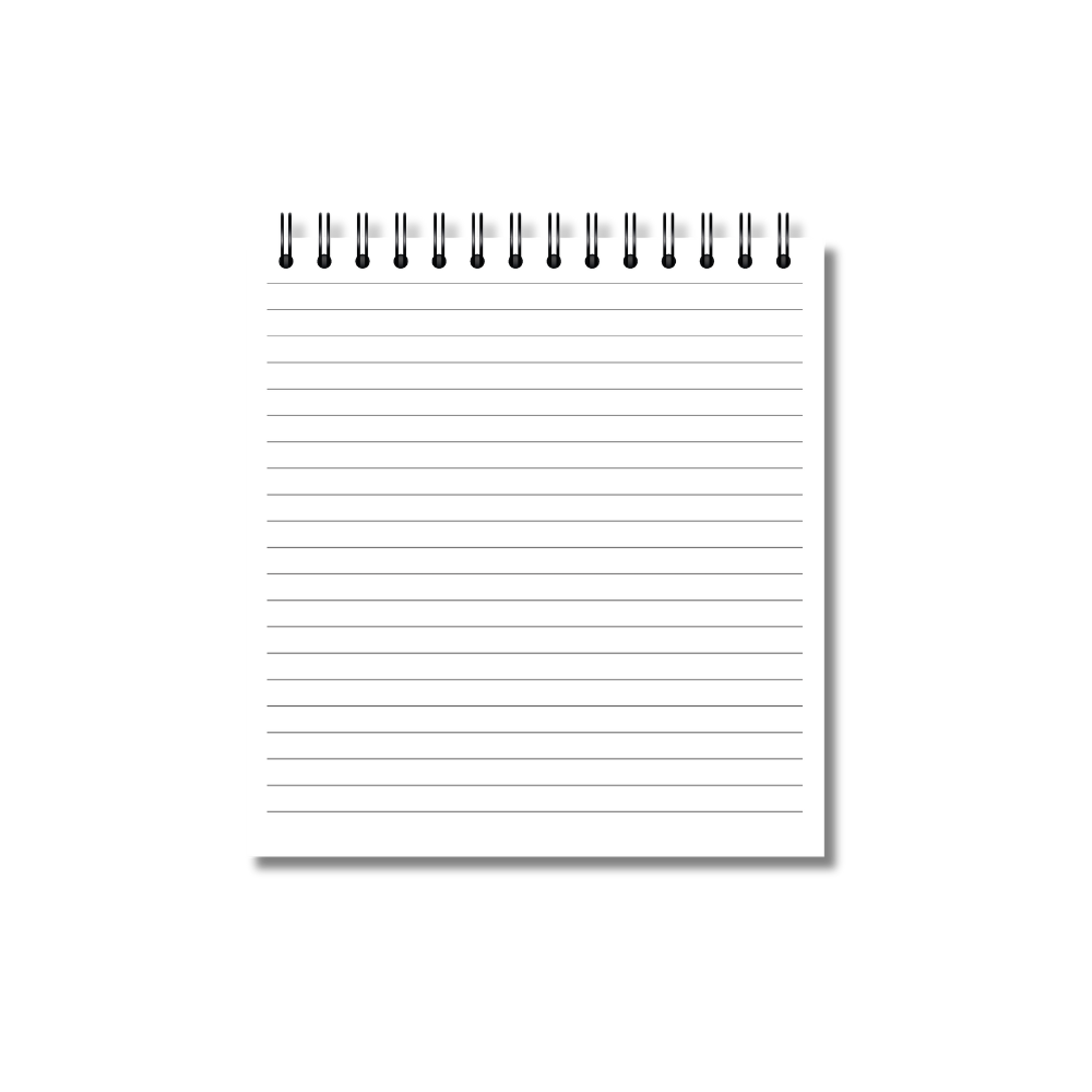 Journal — Bold Stripes (blanco y negro)