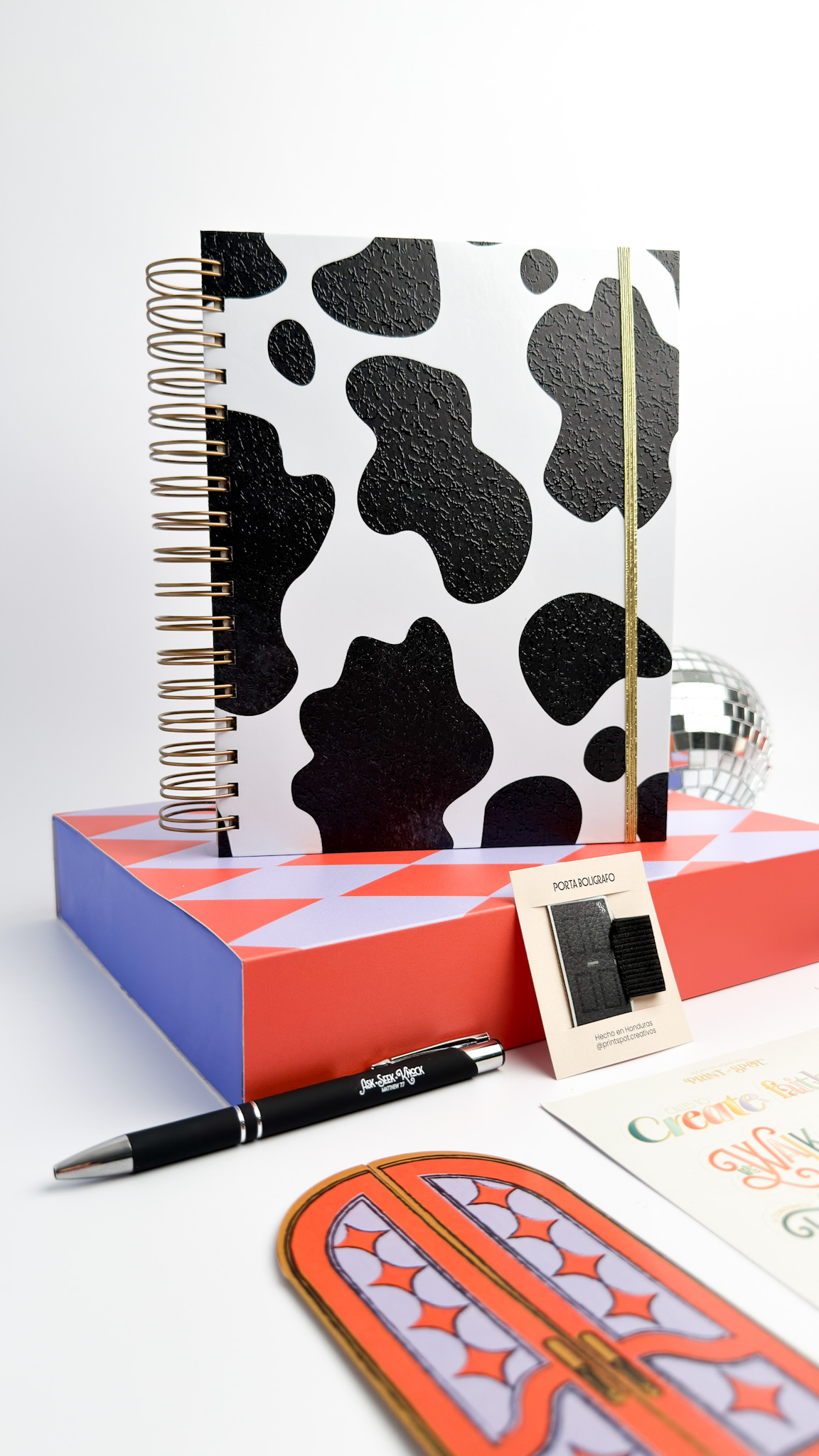 Kit Agenda Perpetua 2026 | Cow Print | Vol. 5-media-56845
