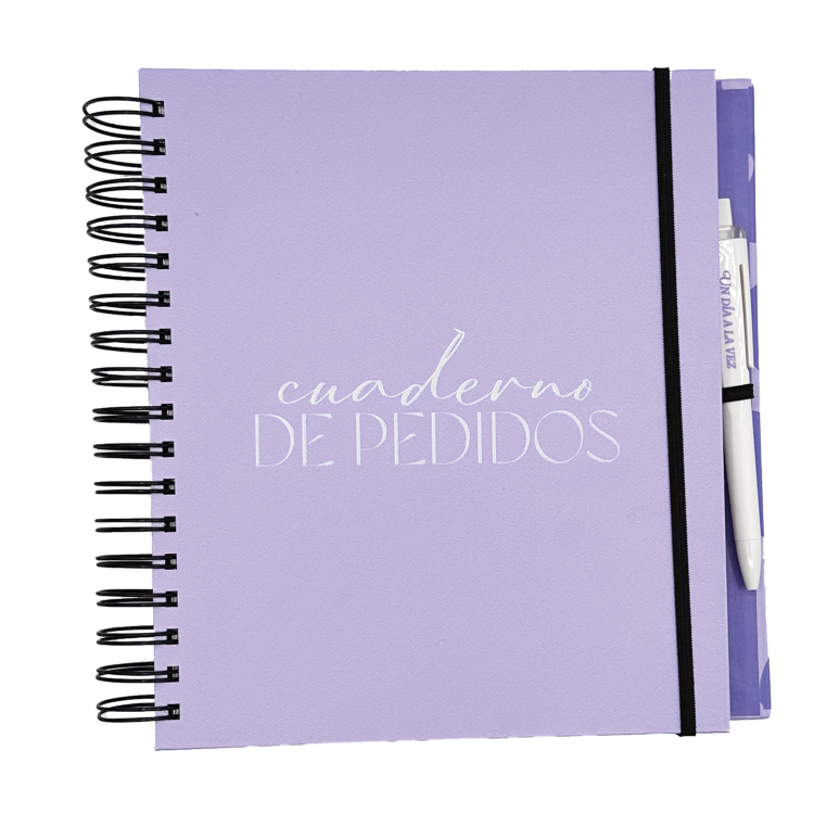 Cuaderno de Pedidos - Lila