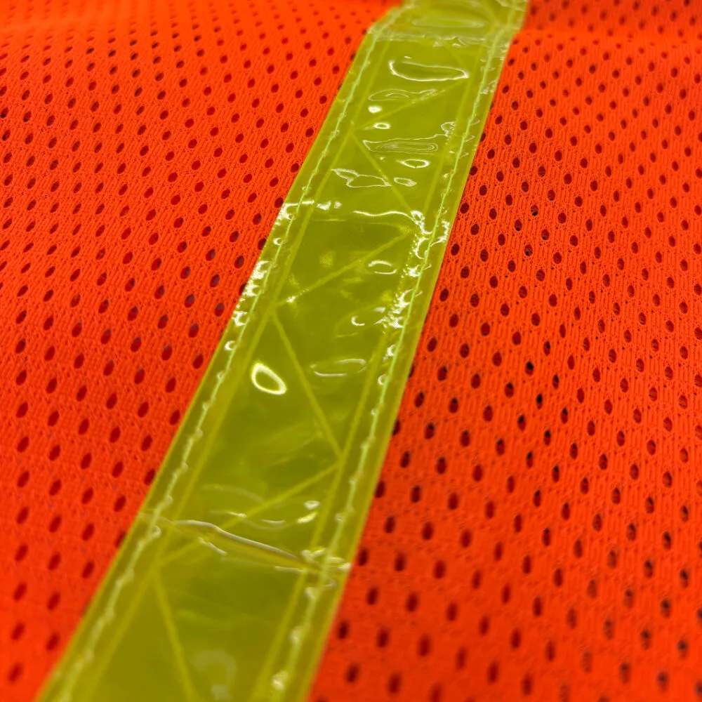 Chaleco Reflectivo Naranja Tira Fluorescente 'L' BRSV007RL BROWN-media-61831