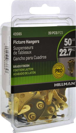 Gancho para Colgar Cuadros 20 Piezas HFC 42085-main-image