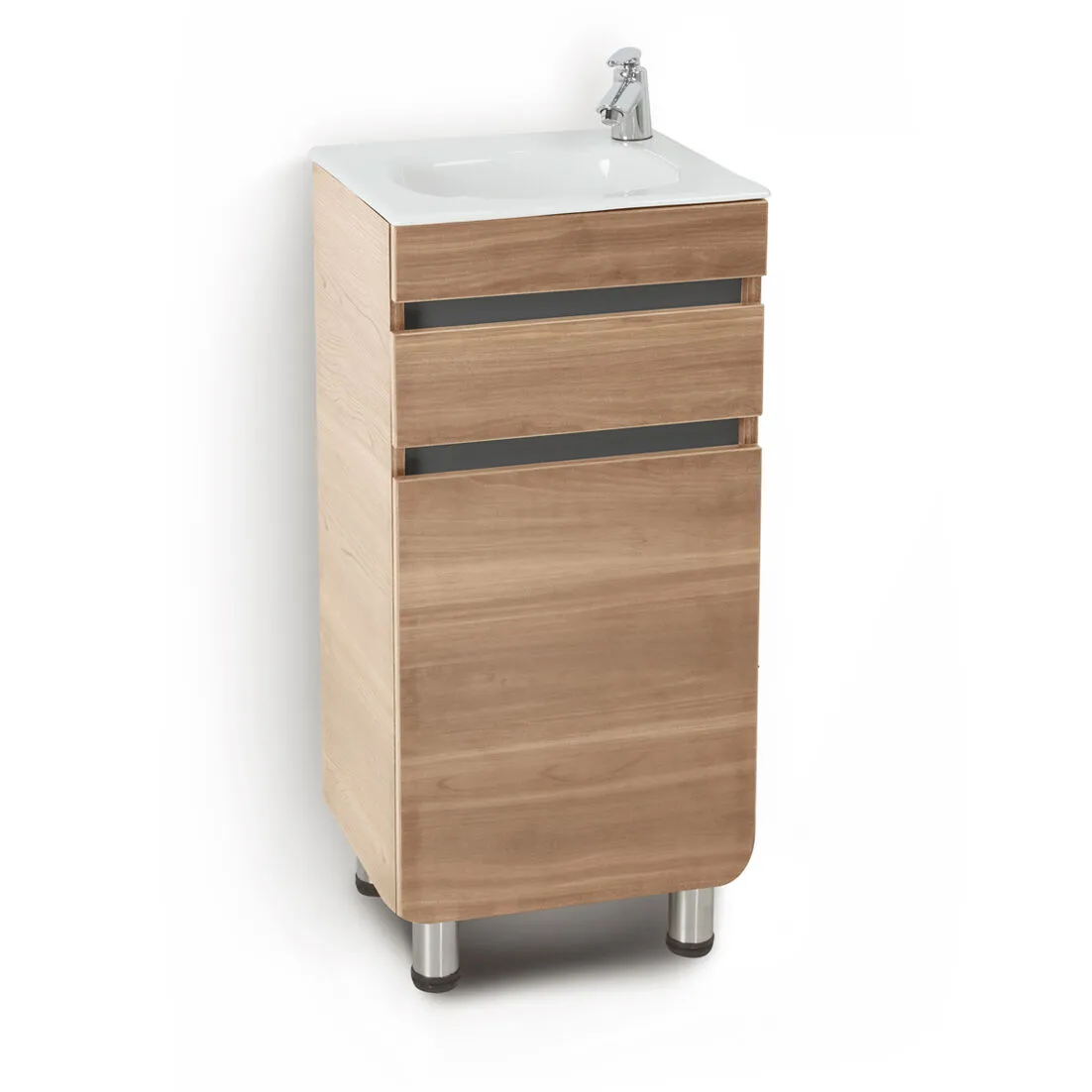 Mueble Con Lavamanos Aluvia 40 CM Con Accesorios I.S CORONA