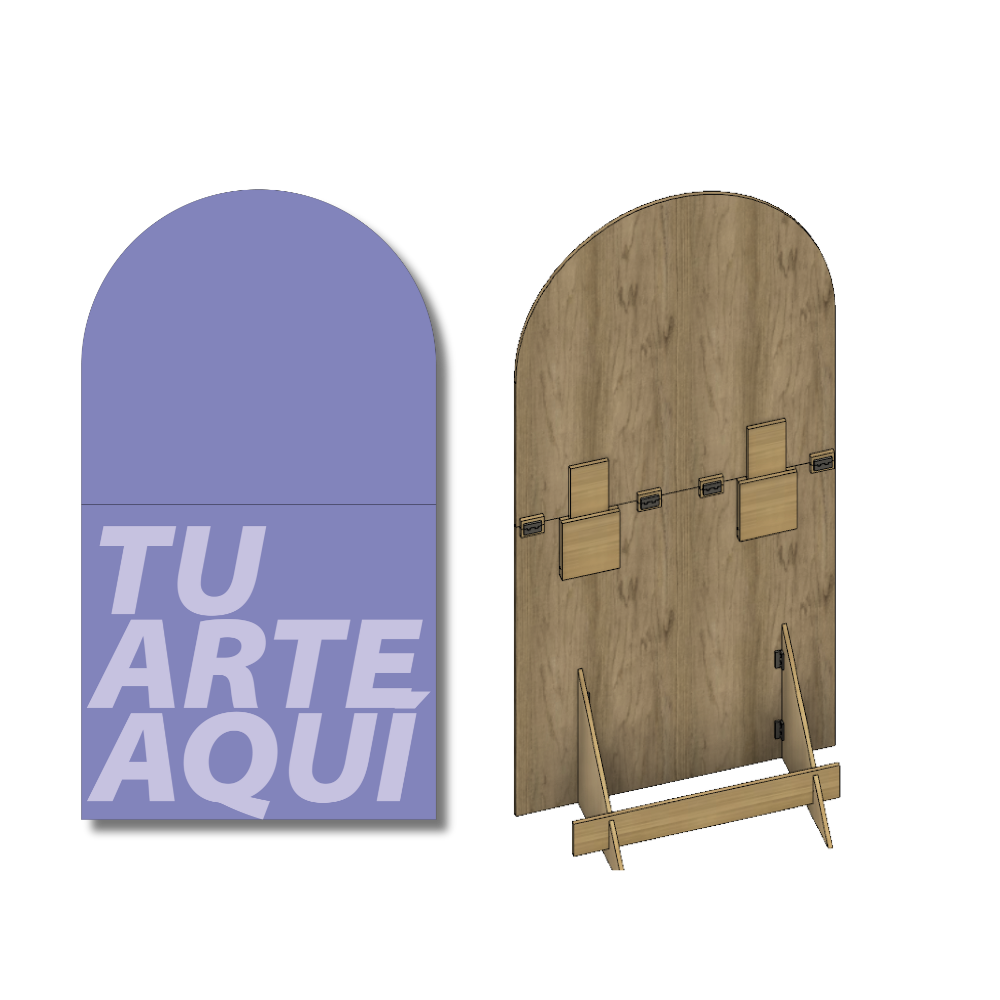Backdrop tipo arco personalizado