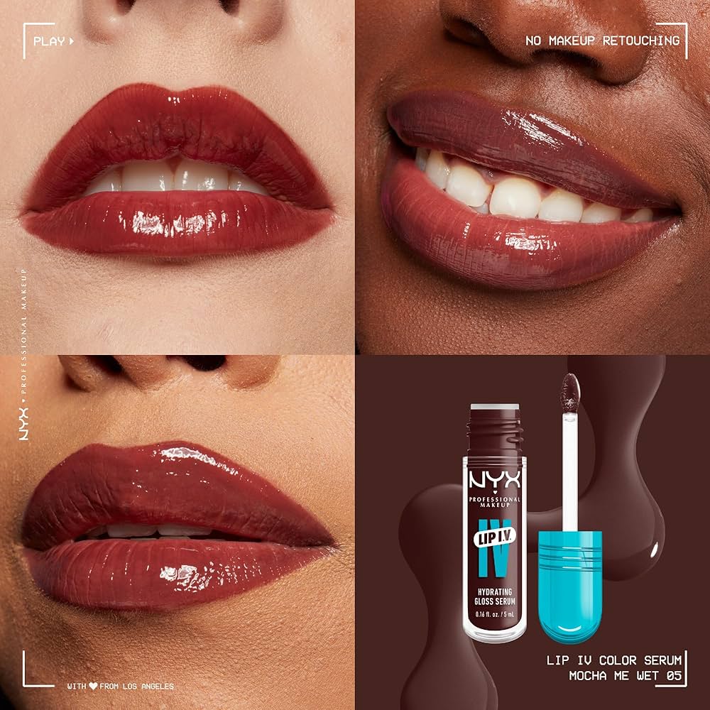 NYX Lip IV Hydrating Lip Gloss Stain 