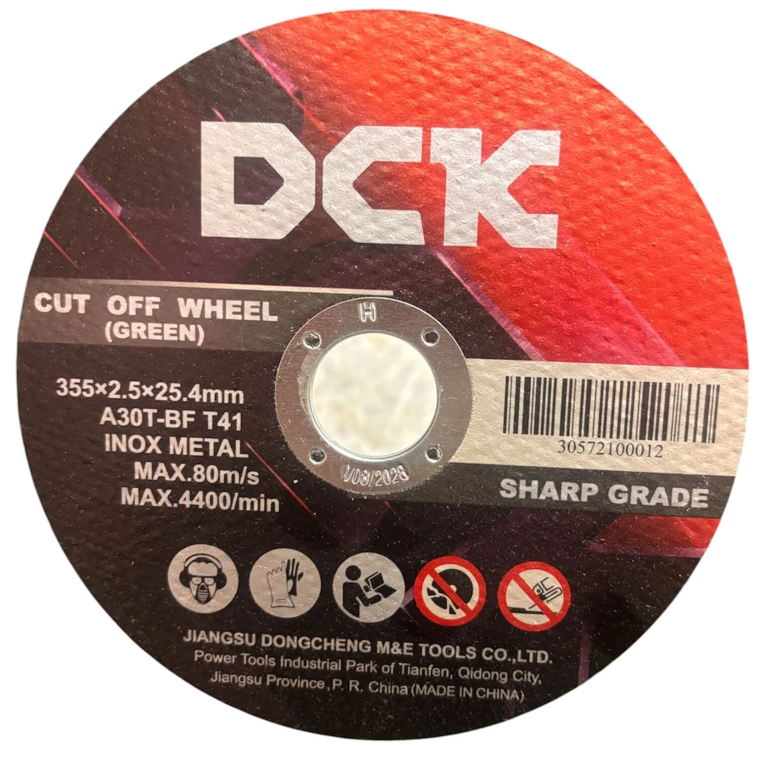 Disco Abrasivo Para Tronzadora 14" DCK