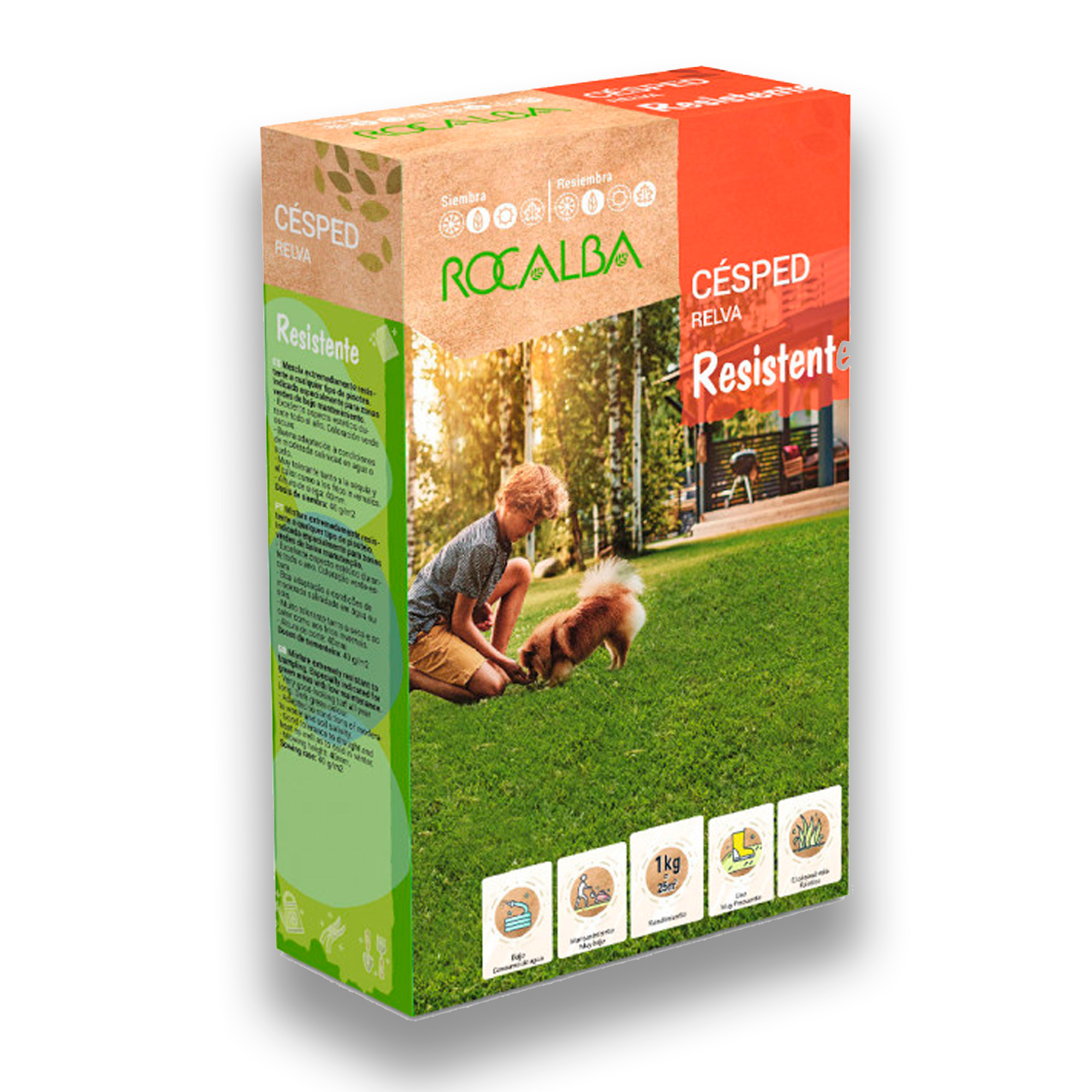 Semilla Grama Resistente 1Kg ROCALBA