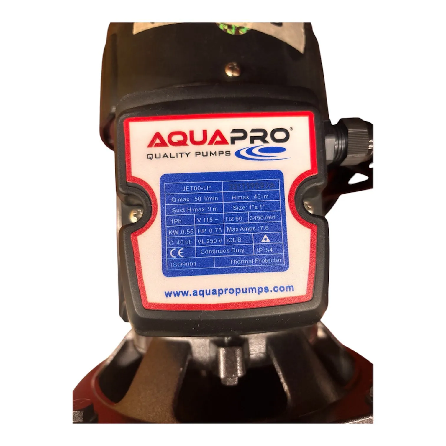 Bomba Jet 3-4HP 8 GPM Jet-60LP AQUAPRO