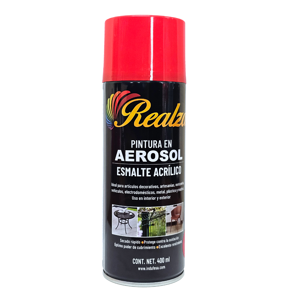 Pintura Spray Rojo Susuki brillante REALZA