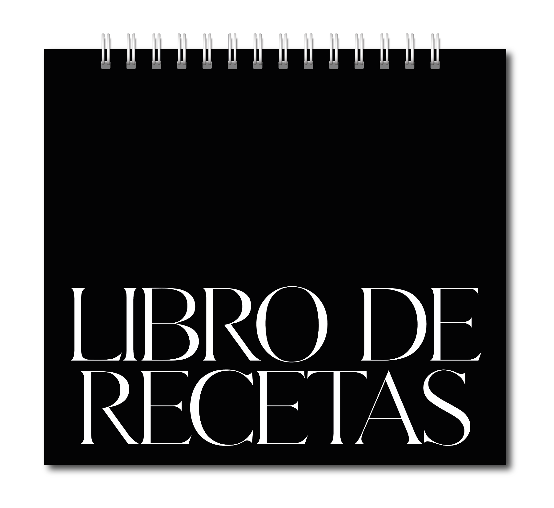 LIBRO DE RECETAS | Negro