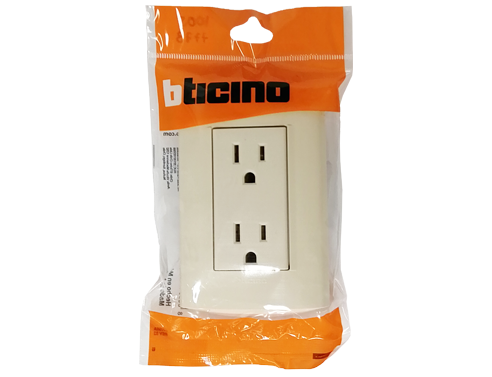 Tomacorriente Duplex BTICINO AE2228E2M