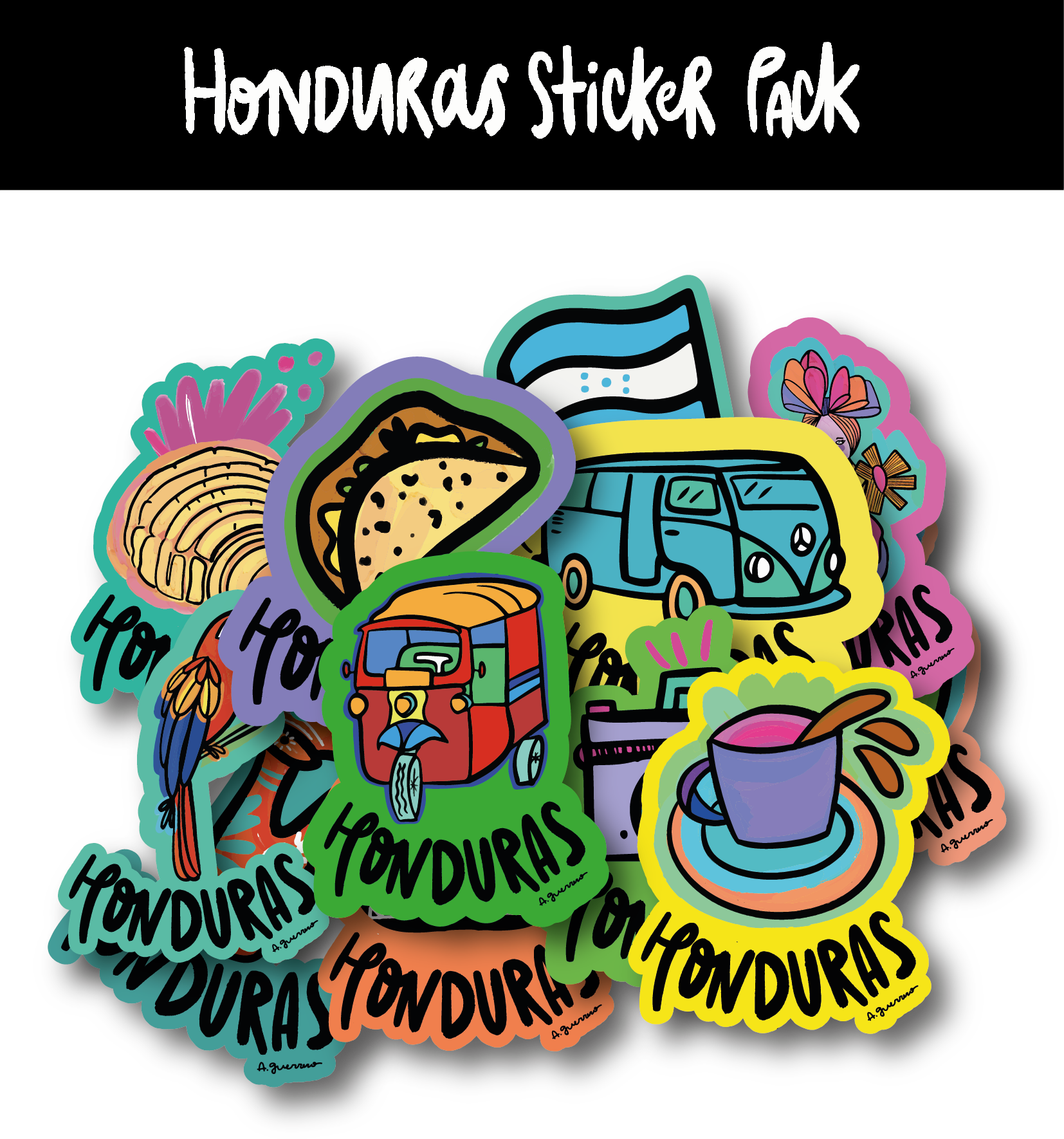 Honduras Sticker Pack-main-image