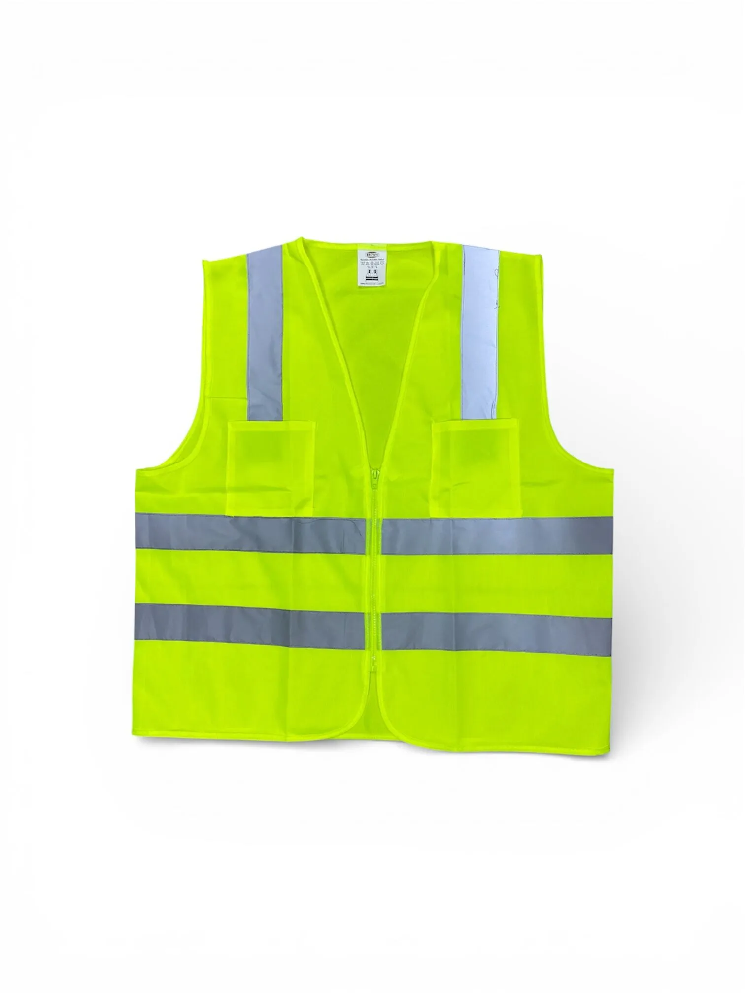 Chaleco Reflectivo Verde Con Ziper 'M' BRSV006GM BROWN