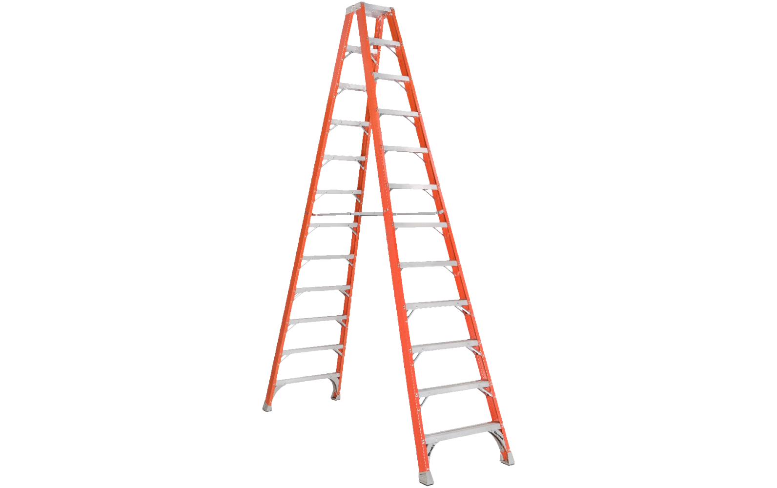 Escalera de Tijera Fibra de Vidrio Doble Acceso 12' 300Lbs INCO