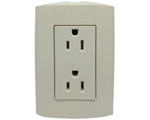 Tomacorriente Duplex BTICINO AE2228E2M