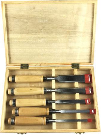 Juego de Formones 1/4" - 1" 5 pzs CHIEH 208371