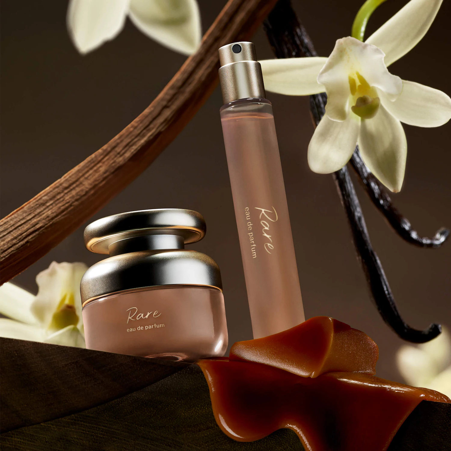 Rare Beauty Mini Rare Eau de Parfum Set with Vanilla and Caramel-media-53550