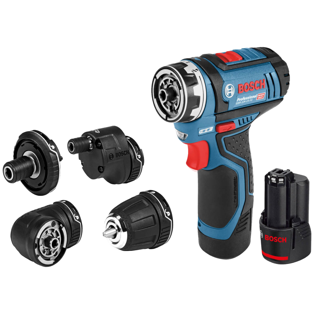  Atornillador Bosch GSR 12v 15FC + 6 ACC