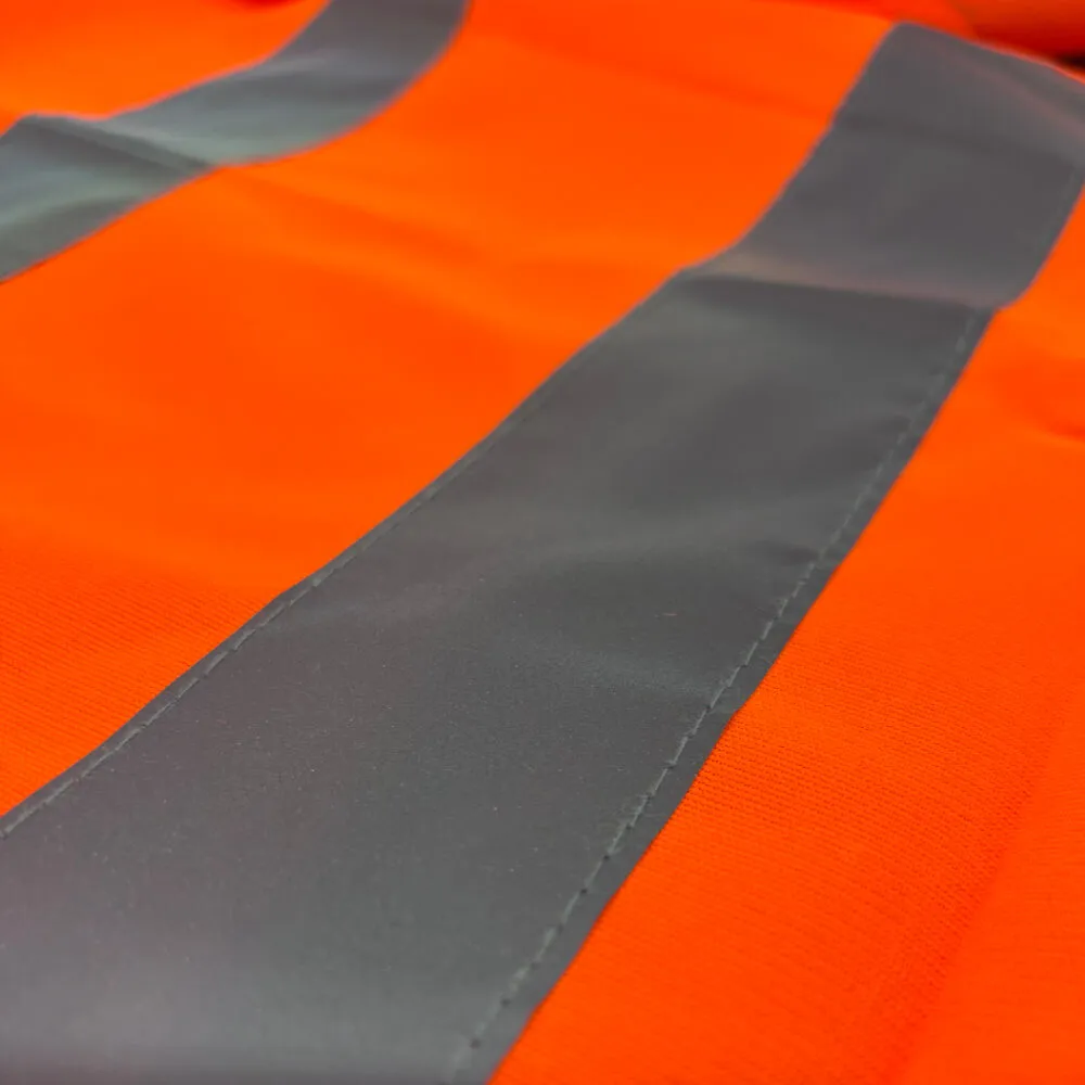 Chaleco Reflectivo Naranja Con Velcro 'M' BRSV004RM BROWN-main-image