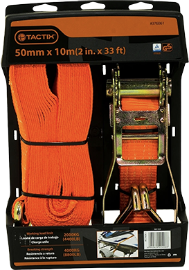 Correa con Gancho J 2'' x 10m TACTIX 376061