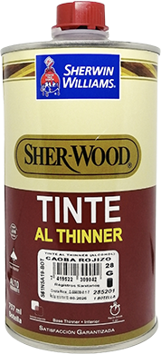 Tinte al Thinner Caoba Rojizo SHERWIN WILLIAMS S61NSA19