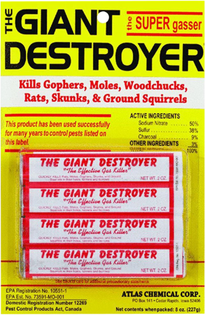 El Súper Gaseador para Eliminar Pestes THE GIANT DESTROYER