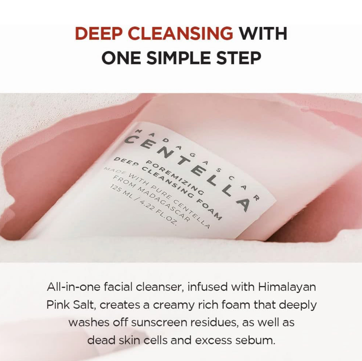 Skin 1004 Madagascar Centella Poremizing Deep Cleansing Foam-media-50990