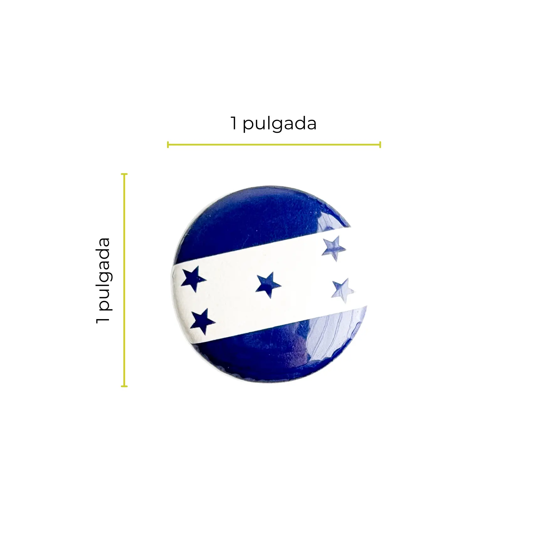 Botón de Bandera de Honduras 1" | Pines Patrios | PrintSpot
