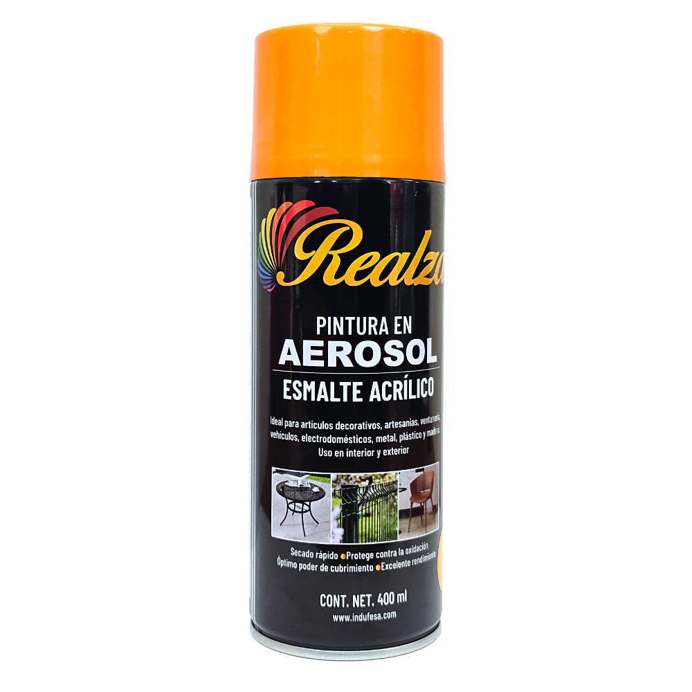 Pintura Spray Naranja Fluorescente 1006 REALZA