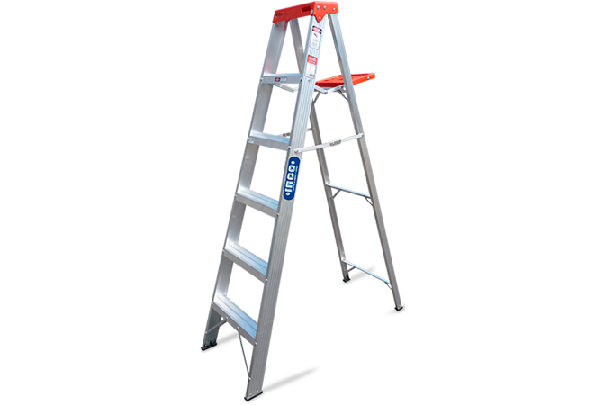 Escalera de Aluminio con Bandeja INCO 