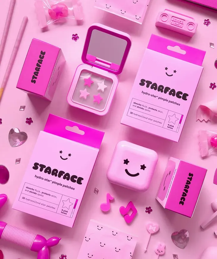 Starface Hydro Star Pimple 32 Patches + Big Pink