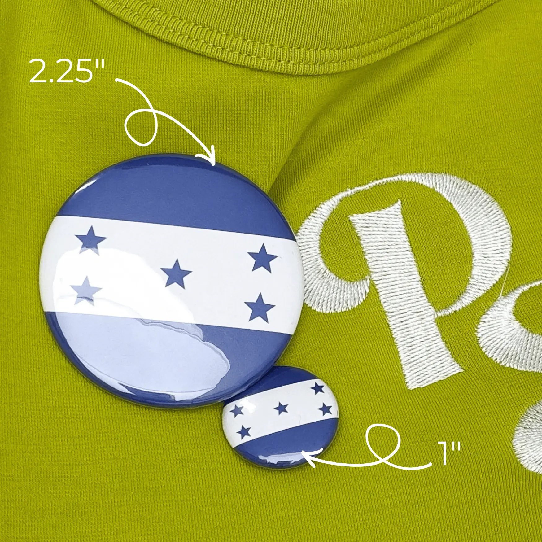 Botón de Bandera de Honduras 1" | Pines Patrios | PrintSpot-media-67772