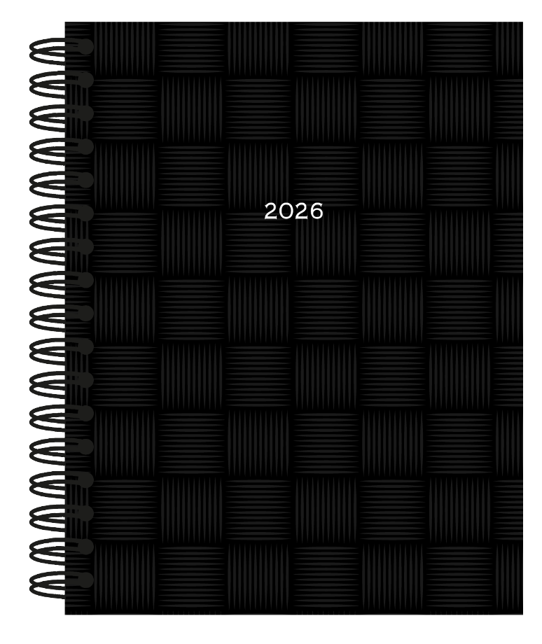 Agenda diaria fechada — 1 página por día