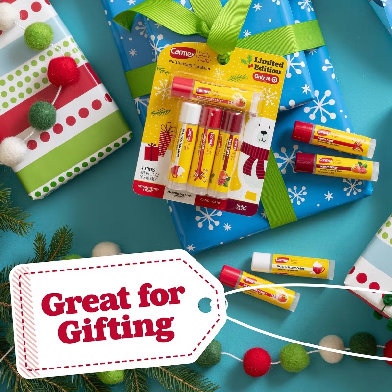 Carmex Daily Care Holiday Limited Edition Lip Balm Sticks