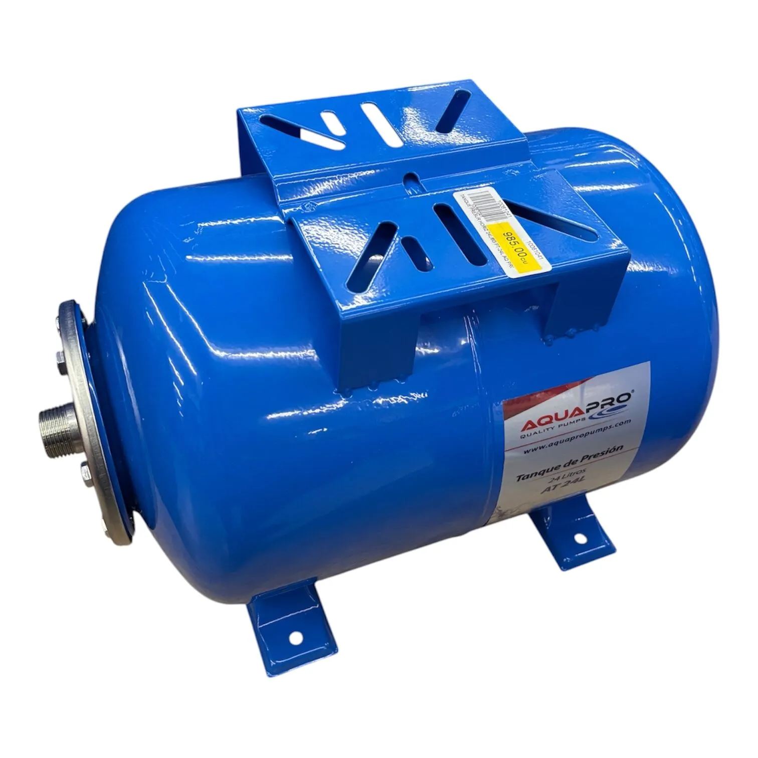 Tanque Presurizado Horizontal 24 Litros/6 Galones PT-24L AQUAPRO
