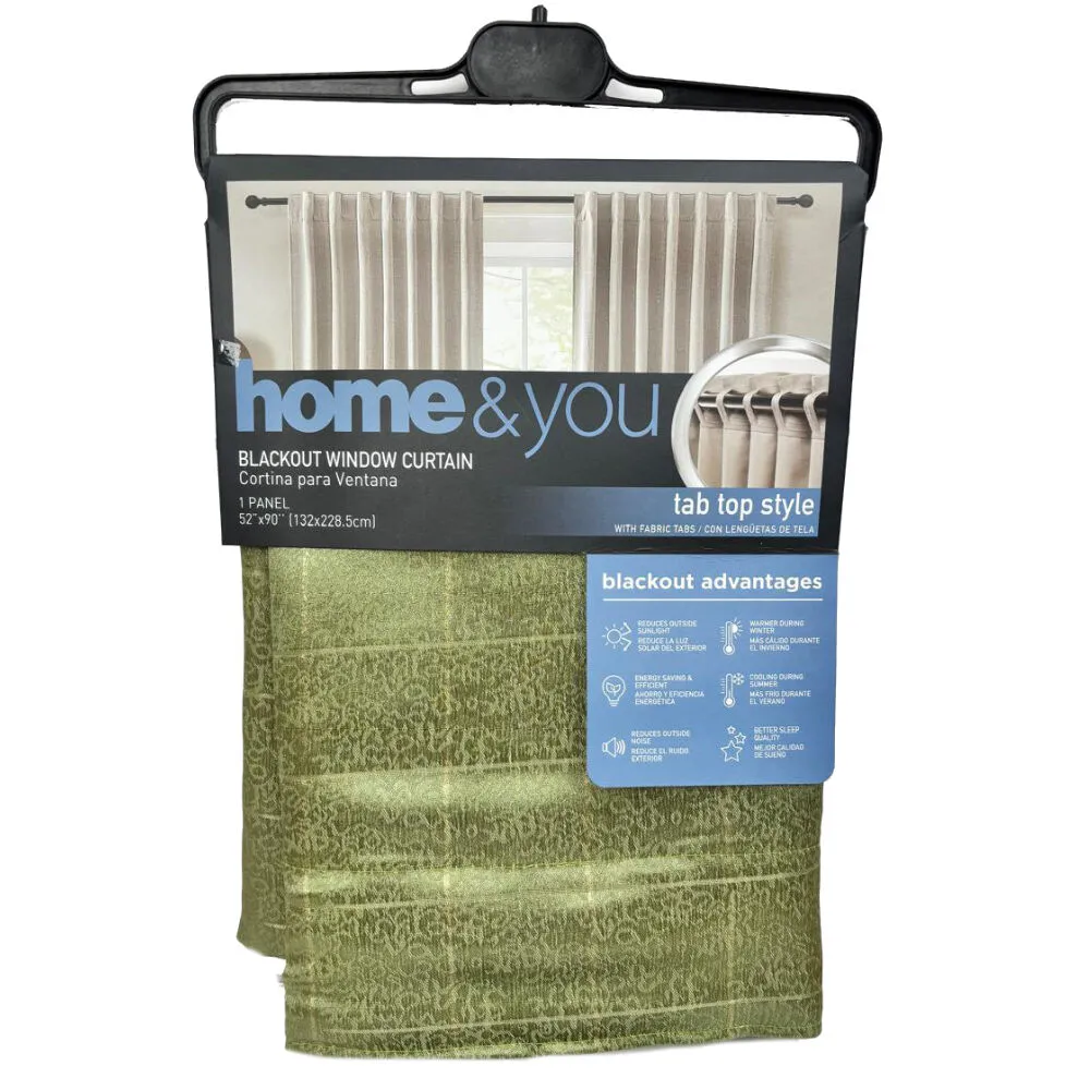 Cortina Para Sala Verde HOME&YOU 1432892