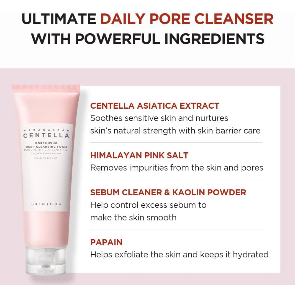 Skin 1004 Madagascar Centella Poremizing Deep Cleansing Foam-media-50989